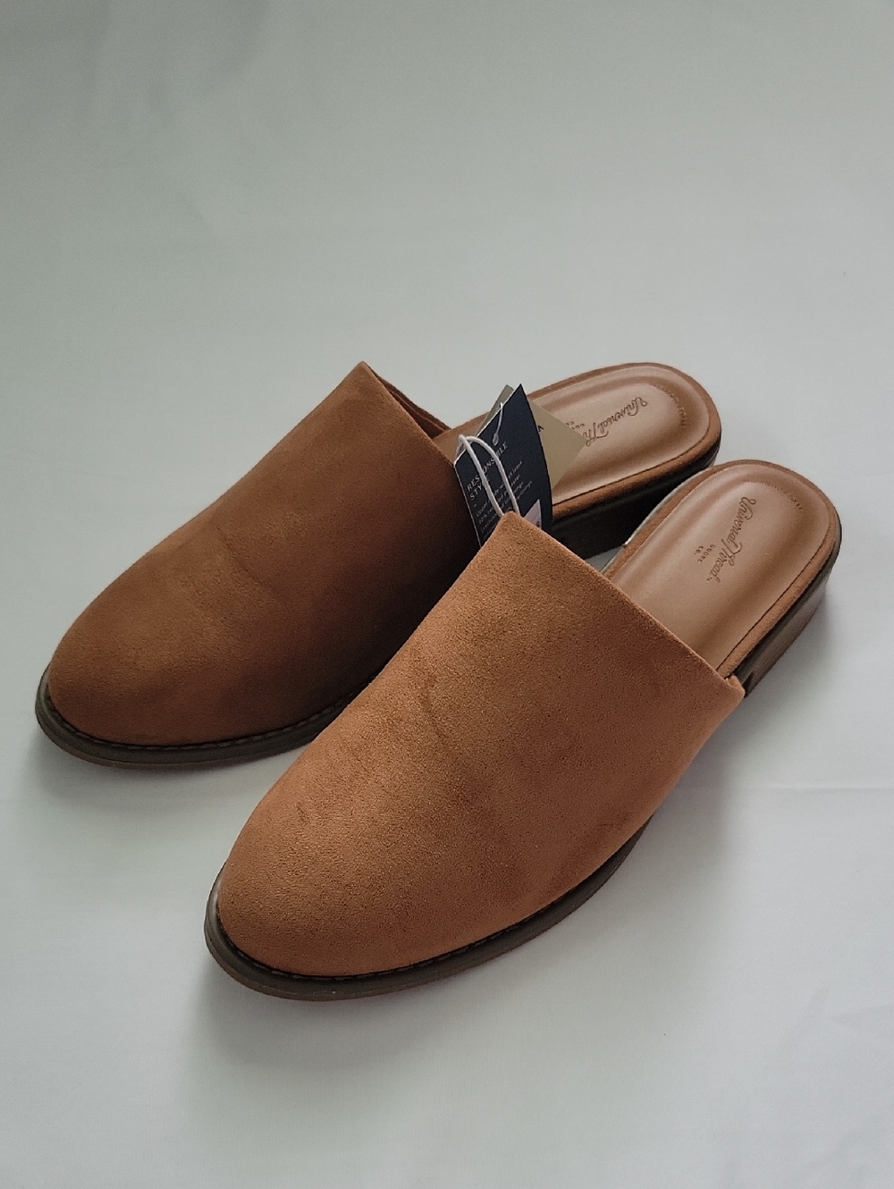 NWT Brown Slip-On Mule Loafers